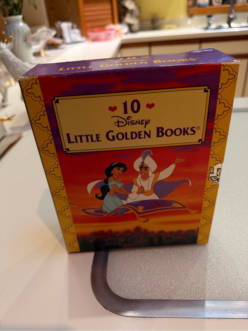 Disney Little Golden Books Box Set - Yellow & Purple